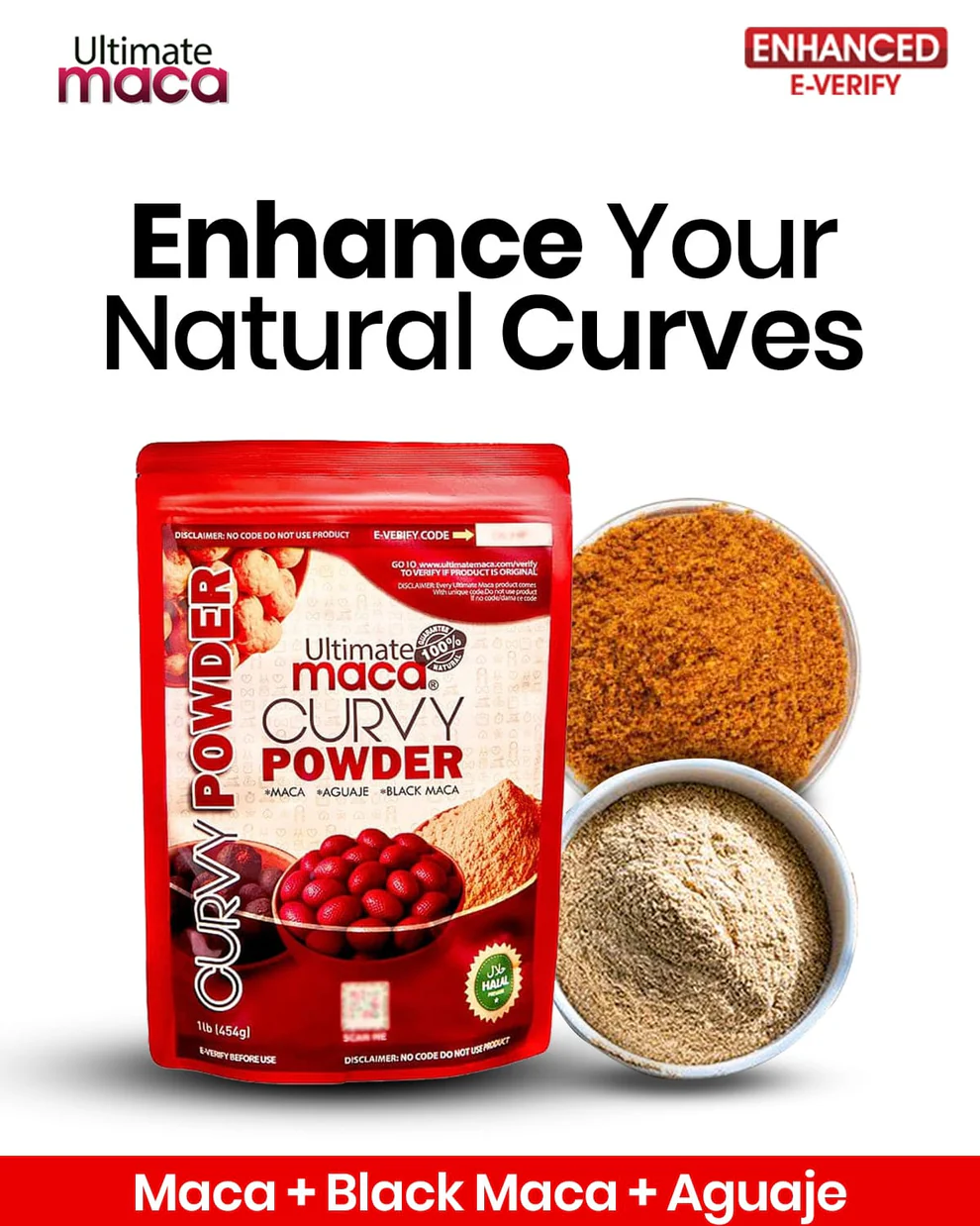 Ultimate Maca Curvy Powder 454g - Image 2